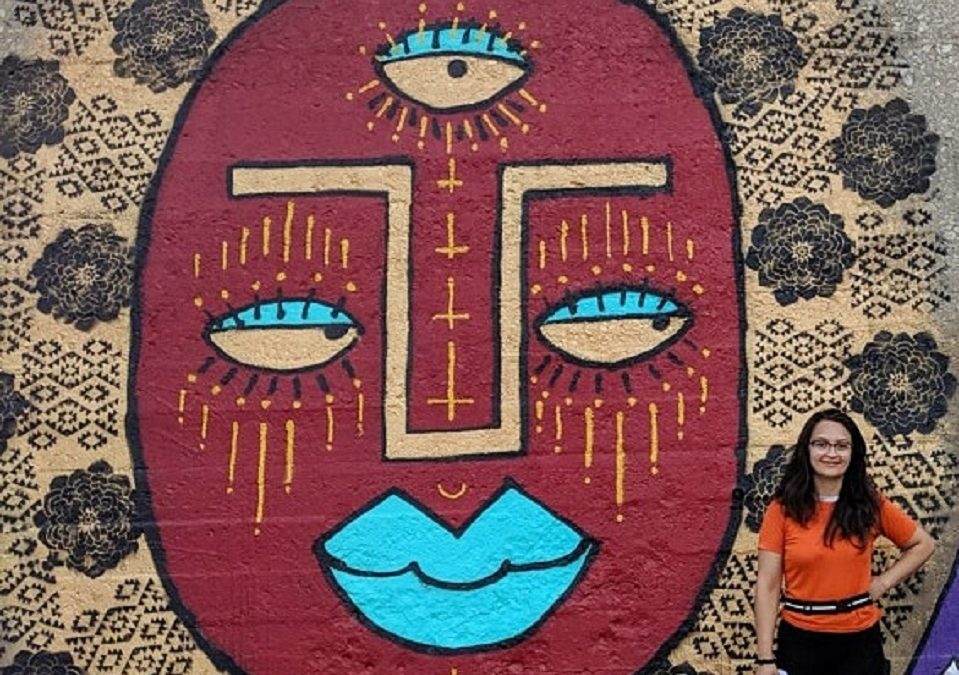 Red Face Mural 15th & Wood st.