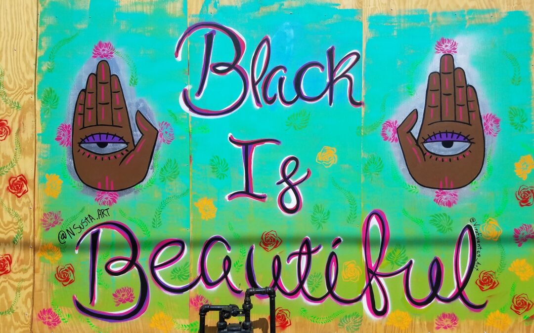 Black Is Beautiful Outdoor Mural