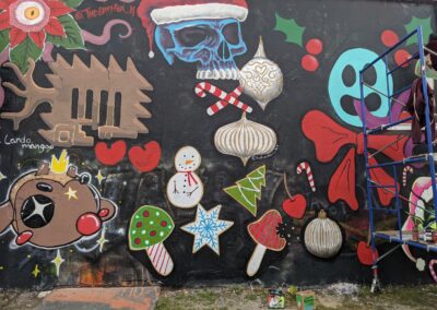 Christmas Mural Collaboration