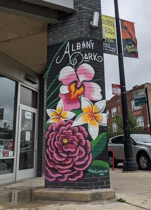 Albany Park Café Pillar