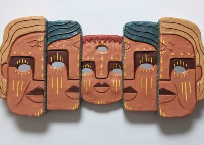 Ancestral Masks Tryptich