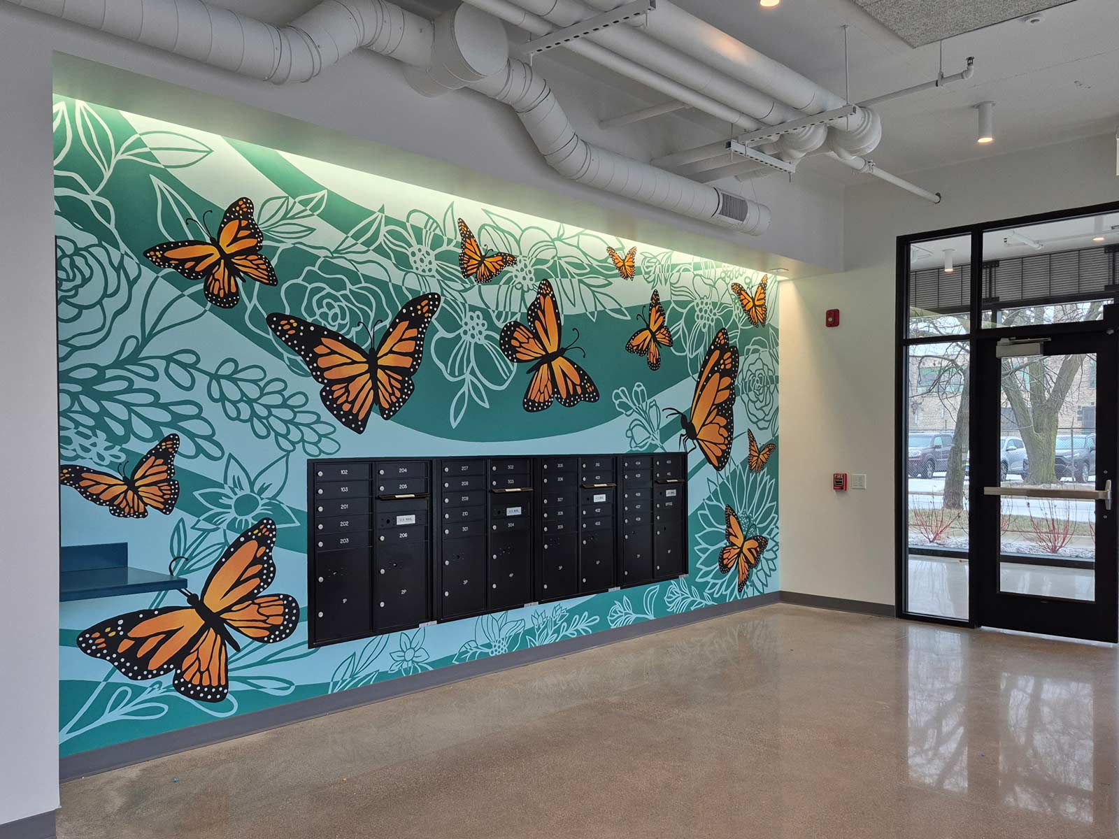 Encuentro Square Apartments Mural Encuentro Square Apartments Mural